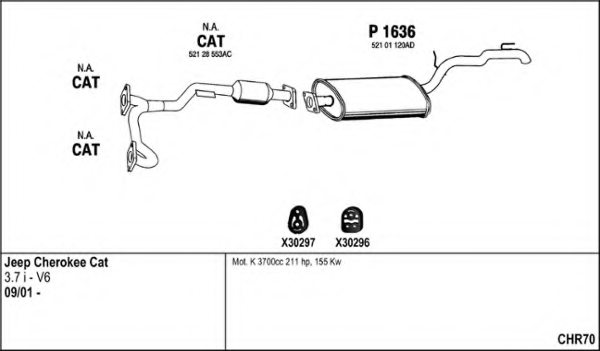 FENNO CHR70 Exhaust System